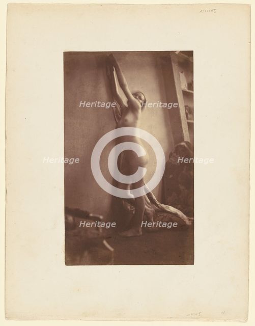 Nude, c. 1856. Creator: Frank Chauvassaigne.