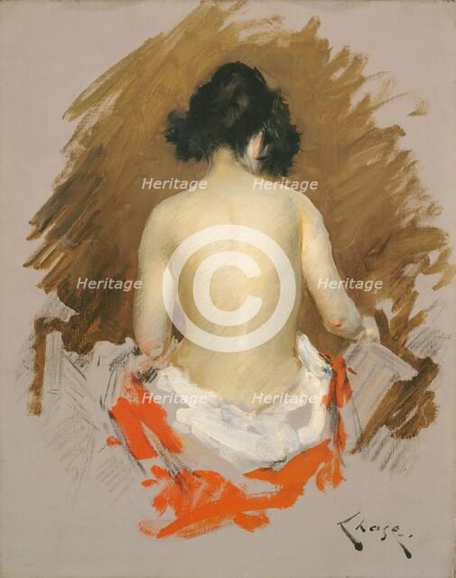 Nude, c. 1901. Creator: William Merritt Chase.