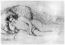 Nude c1860-1910 (1924). Artist: Pierre-Auguste Renoir