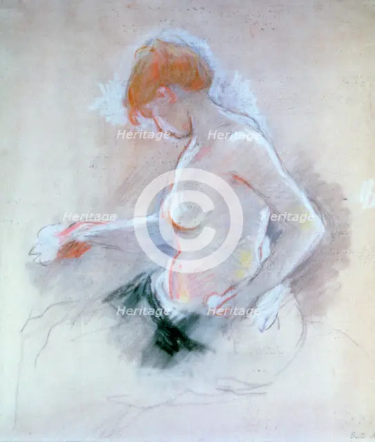 'Nude', c1861-1895. Artist: Berthe Morisot