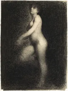 Nude, ca 1881-1882. Creator: Seurat, Georges Pierre (1859-1891)