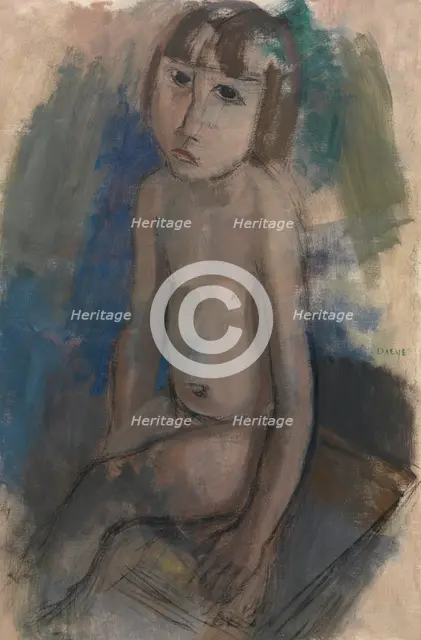 Nude Child, 1931. Creator: Hippolyte Daeye.