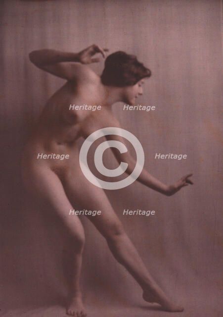 Nude dancer, between 1906 and 1942. Creator: Arnold Genthe.
