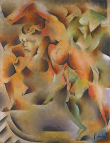 Nude dancers, c. 1913