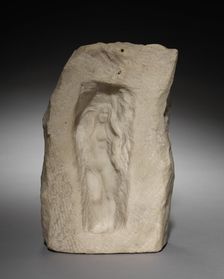 Nude Figure in a Niche, c. 1870 - 1912. Creator: Théodore Rivière (French, 1857-1912)