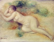 Nude Figure of a Girl, 1880-1889. Artist: Pierre-Auguste Renoir