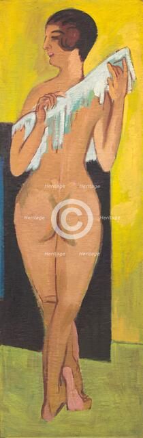Nude Figure [reverse], 1907. Creator: Ernst Kirchner.