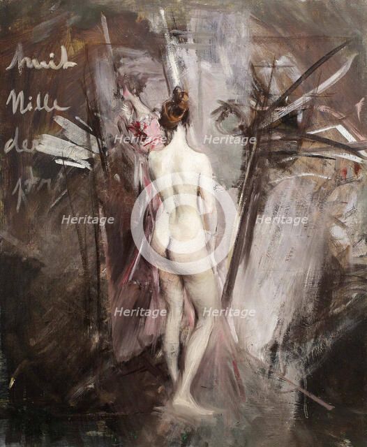 Nude from behind, 1895.