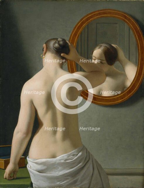 Nude from behind (Morning toilet), 1841.