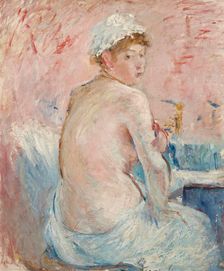 Nude from the back, 1885. Creator: Morisot, Berthe (1841-1895)