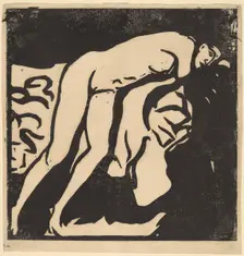 Nude Girl, 1906. Creator: Ernst Kirchner