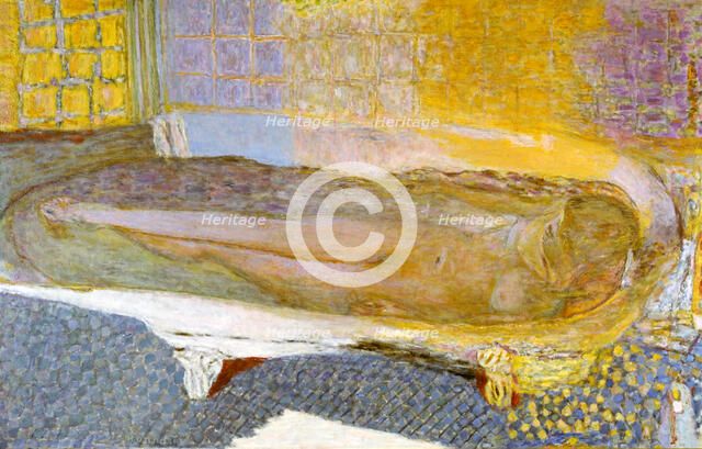 'Nude in the Bath', 1936. Artist: Pierre Bonnard