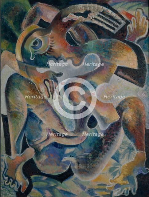 Nude in a Abstraction, 1926. Artist: Baranov-Rossiné, Vladimir Davidovich (1888-1942)