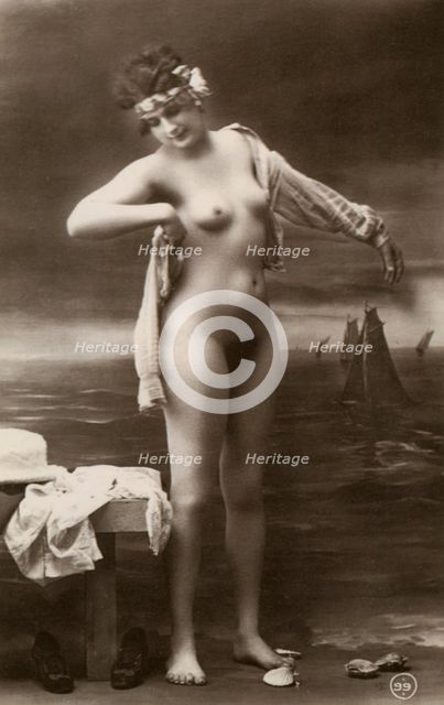 Nude, late 19th or early 20th century. Artist: Unknown