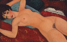 Nude lying (Nu couché) , 1917