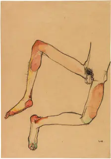 Nude male abdomen, 1910. Creator: Schiele, Egon (1890-1918)