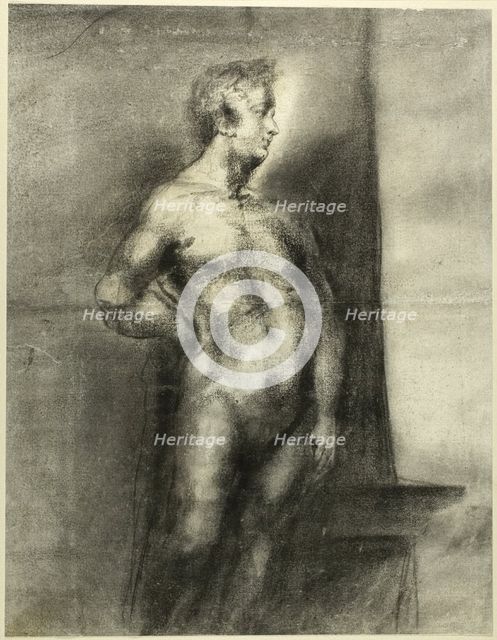 Nude Male Figure, n.d. Creator: Unknown.
