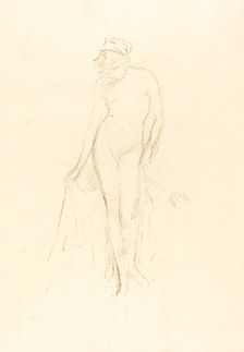 Nude Model, Standing, c. 1891. Creator: James Abbott McNeill Whistler