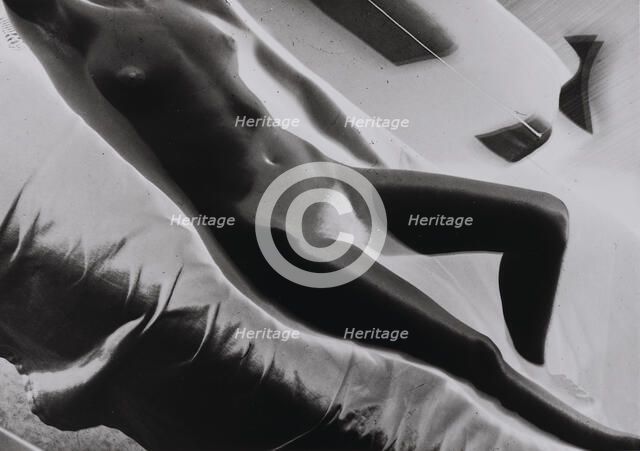 Nude (negative), 1931. Creator: Moholy-Nagy, Laszlo (1895-1946).