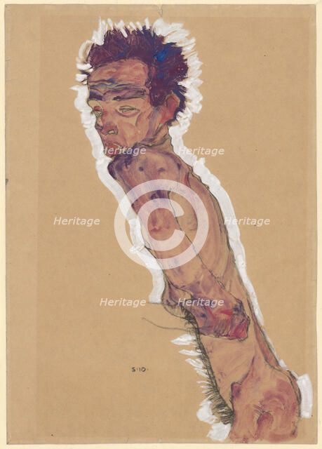 Nude Self-Portrait, 1910.