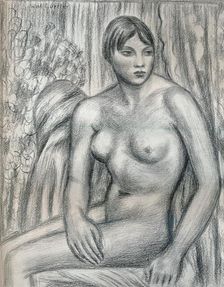 Nude Study 20th century (1932). Artist: Mark Gertler