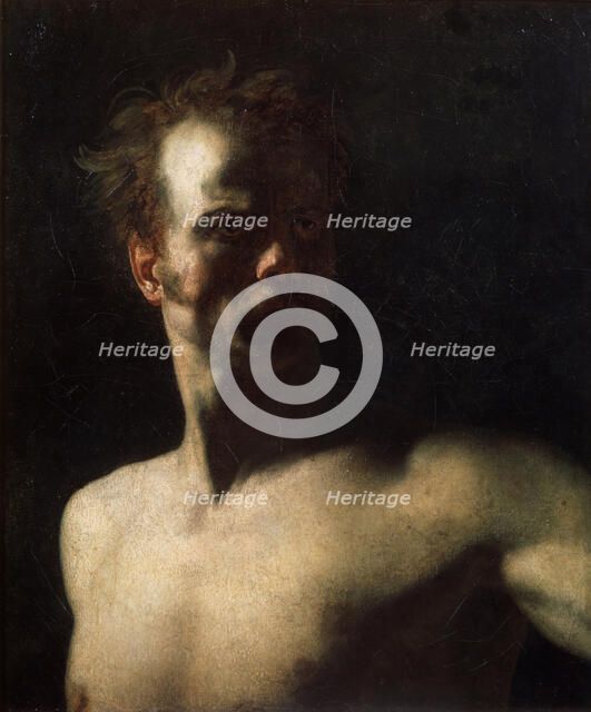 'Nude Study', c1810-c1811. Artist: Theodore Gericault
