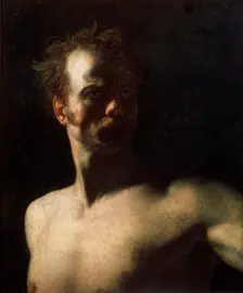 Nude Study c1810-c1811. Artist: Theodore Gericault