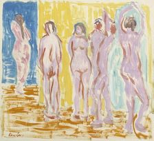 Nudes, 1912. Creator: Alvar Cawén