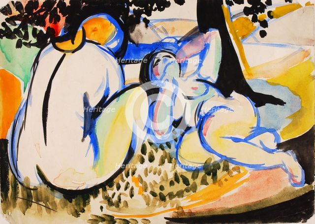 Nudes, 1915-1918. Creator: Henry Lyman Saÿen.