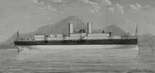 "Nueva Esmeralda", Warship built in England for the Chilean Navy, 1883. Creators: Angel Cortellini Sanchez, Tomás Carlos Capuz