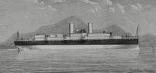 "Nueva Esmeralda", Warship built in England for the Chilean Navy, 1883. Creators: Angel Cortellini Sanchez, Tomás Carlos Capuz