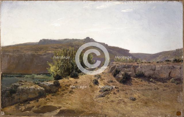 Nuévalos, (Aragon), c1856. Creator: Carlos de Haes.