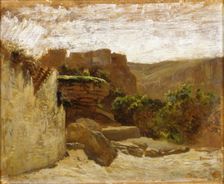 Nuévalos, (Aragon), c1856. Creator: Carlos de Haes