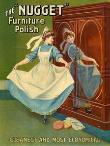 Nugget Furniture Polish, Cleanest and Most Economical, c1900
