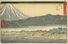 Numazu—No. 13, from the series "Fifty-three Stations of the Tokaido (Tokaido gojusan..., c. 1847/52. Creator: Ando Hiroshige