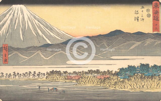 Numazu, ca. 1840., ca. 1840. Creator: Ando Hiroshige.