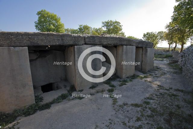 Numidian tombs at Mactaris, Tunisia. Artist: Samuel Magal