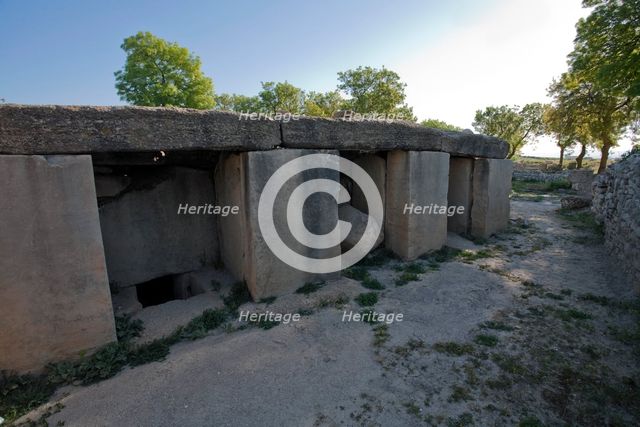 Numidian tombs at Mactaris, Tunisia. Creator: Samuel Magal.