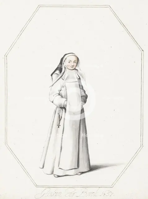 Nun, 1657. Creator: Gesina ter Borch.