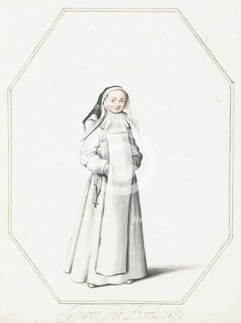 Nun, 1657. Creator: Gesina ter Borch.