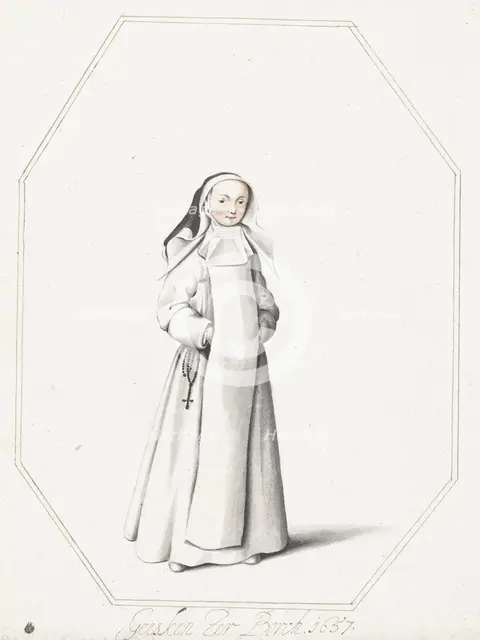 Nun, 1657. Creator: Gesina ter Borch.