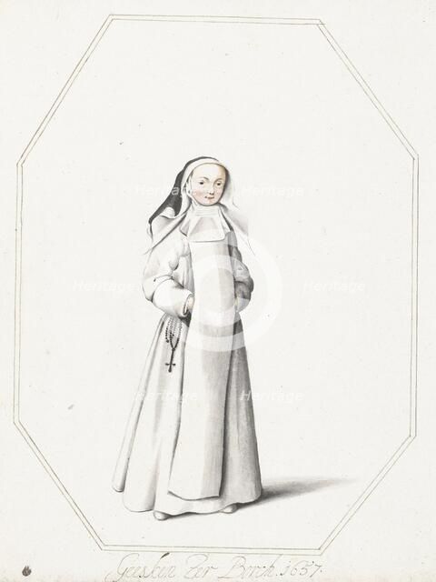 Nun, 1657. Creator: Gesina ter Borch.
