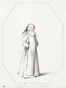 Nun, 1657. Creator: Gesina ter Borch