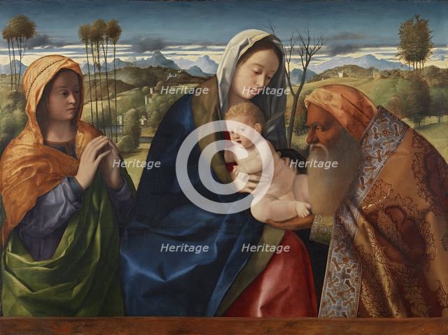 Nunc Dimittis, 1505. Creator: Giovanni Bellini.