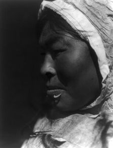Nunivak Island, Alaska: Jukuk, c1929. Creator: Edward Sheriff Curtis