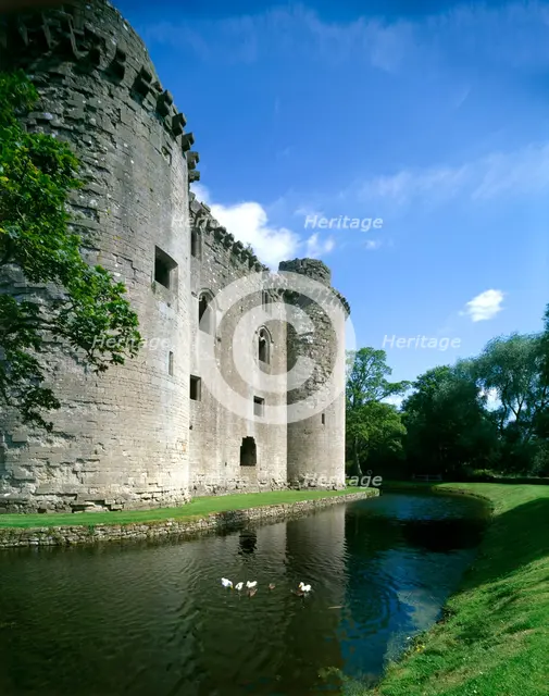Nunney Castle, c1990-2010. Artist: Unknown.