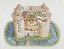 Nunney Castle, Somerset, 2006. Artist: Stephen Conlin