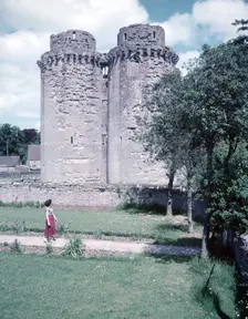 Nunney Castle, Somerset, c1955. Creator: Arthur Charles Kirby Ware