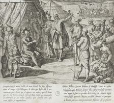 Nuño Salido Insists that the Omens are Evil While Ruy Velazquez Insists that They are Good, 1612. Creator: Antonio Tempesta