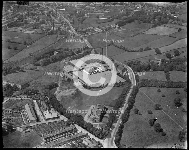 Nunroyd Mills on Leeds Road, Guiseley, West Yorkshire, c1930s. Creator: Arthur William Hobart.